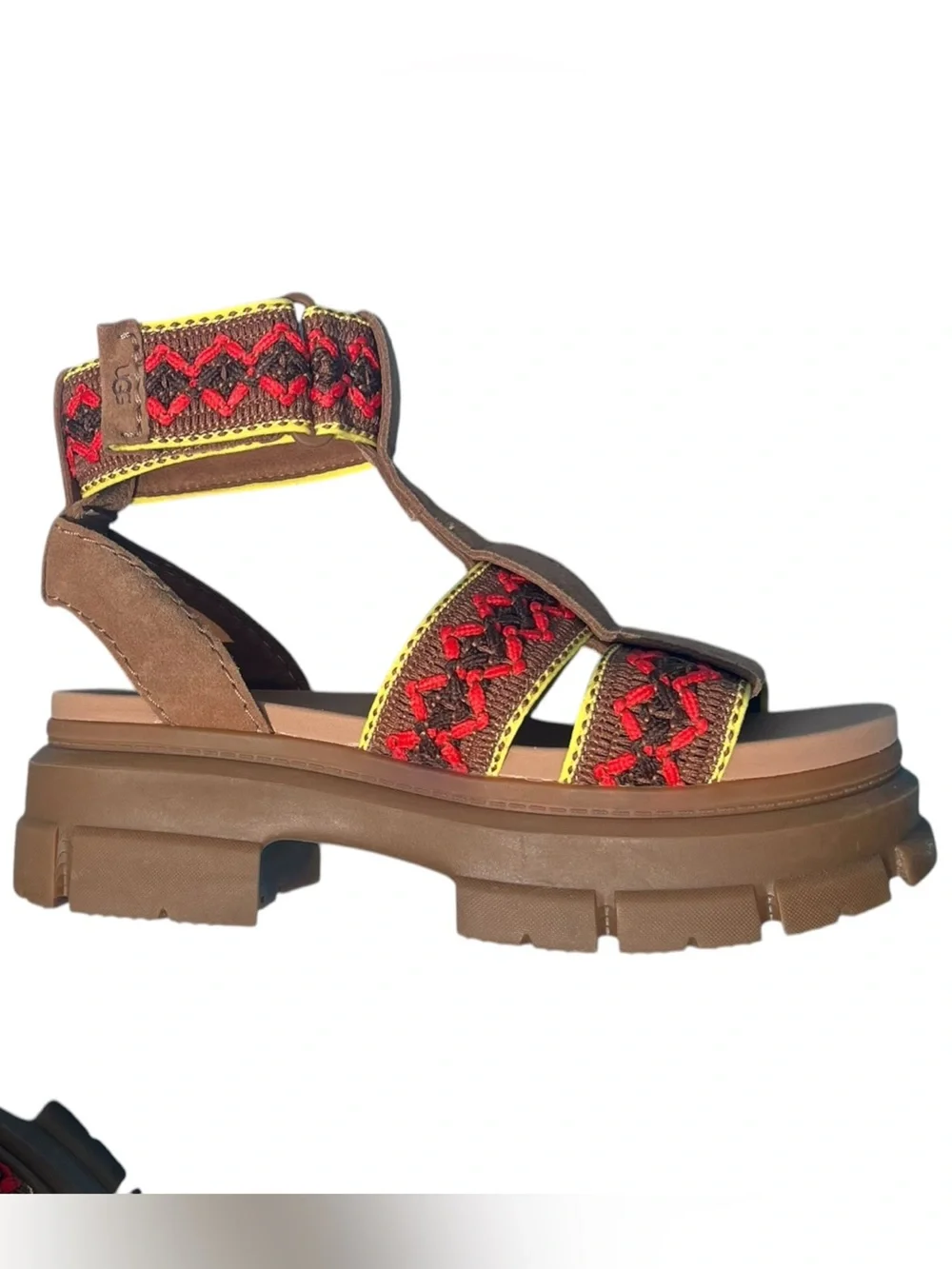 UGG Boho Brown Platform Sandals Size 8.5 Ugg Ashton Size 8.5